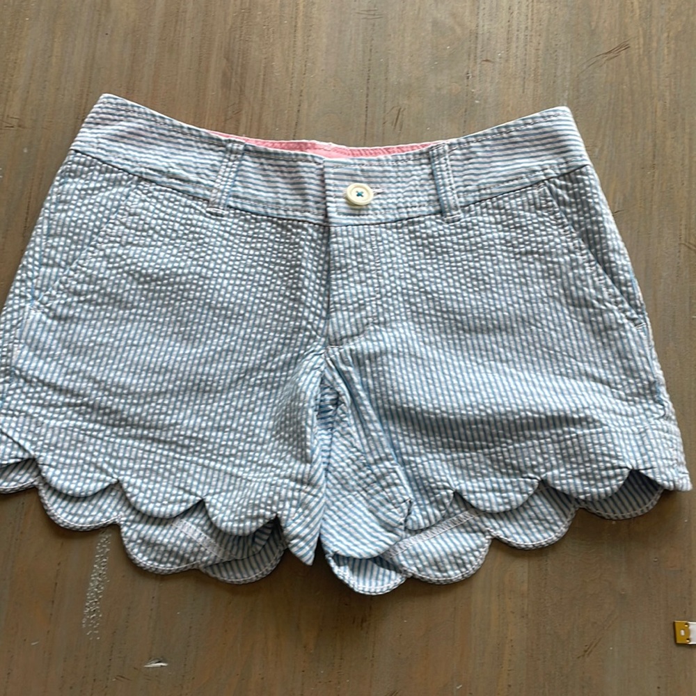 Lilly Pulitzer Seersucker Buttercup Shorts